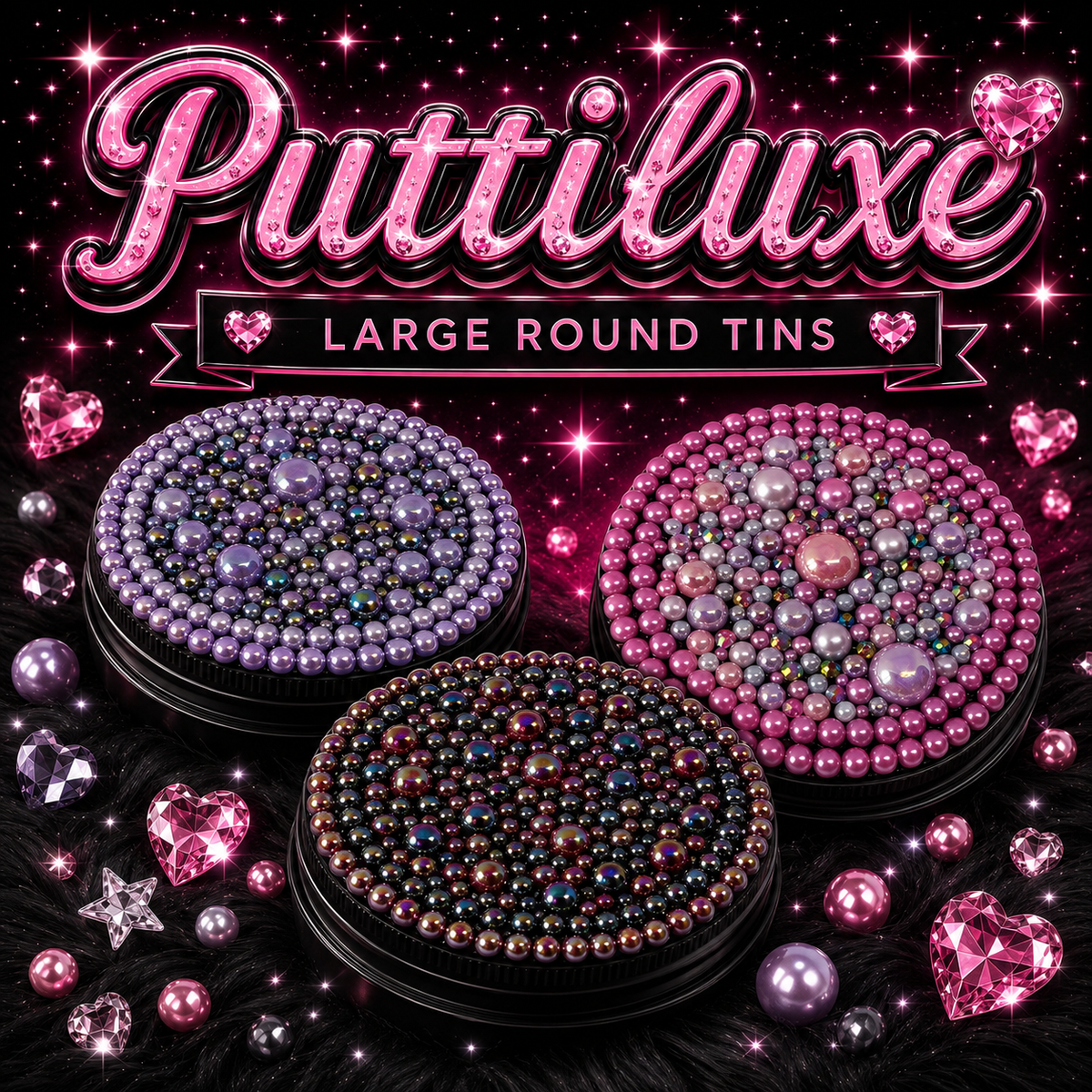 Luxe Large Round Tins