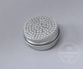 PuttiLuxe Snow Pearl Mini Bedazzled Putty Tin | 15ml Silver
