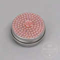 PuttiLuxe Blush Rose Mini Bedazzled Putty Tin | 15ml Silver