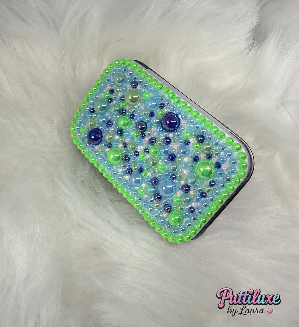 Neon Reef Large White Tin