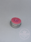 PuttiLuxe Rose Glow Mini Bedazzled Putty Tin | 15ml Silver