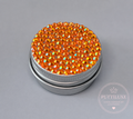 PuttiLuxe Tangerine Mini Bedazzled Putty Tin | 15ml Silver