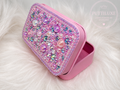 Puttiluxe Pink | Lavender Blush |Bedazzled Putty Tin | Luxury Diamond Art Storage