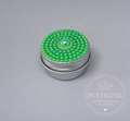 PuttiLuxe Lime Glow Mini Bedazzled Putty Tin | 15ml Silver